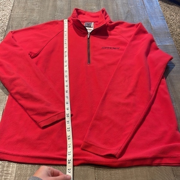 Spyder fleece red M - Picture 3 of 6